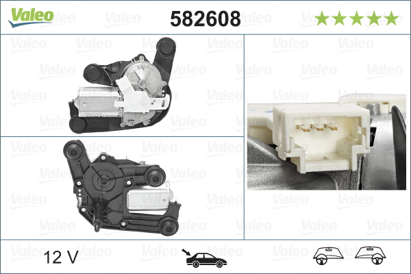 Motor stergator 582608 VALEO